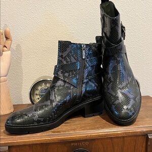 Donald Pliner Snakeskin Booties